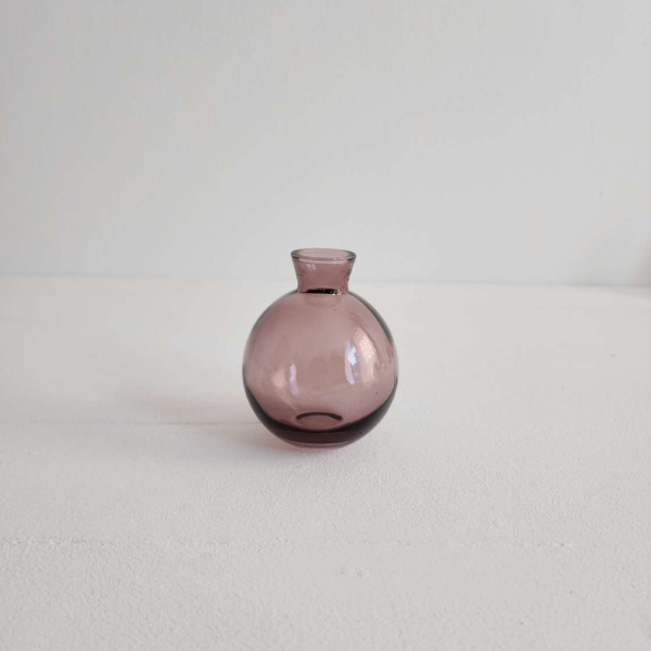Recycled Bottle Budvase - Purple - 9cm 